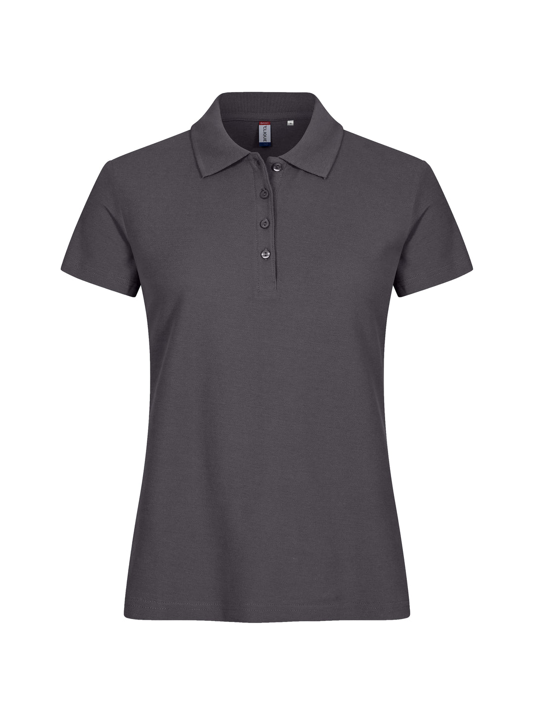 Piqué Clique Basic Polo Dame – uten trykk – Metallgrå