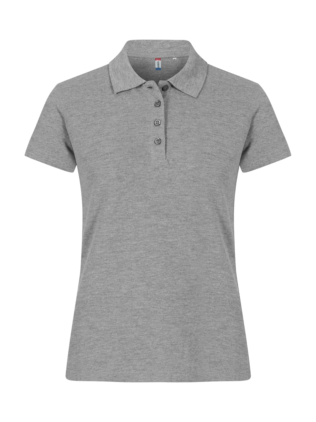 Piqué Clique Basic Polo Dame – uten trykk – Gråmelert