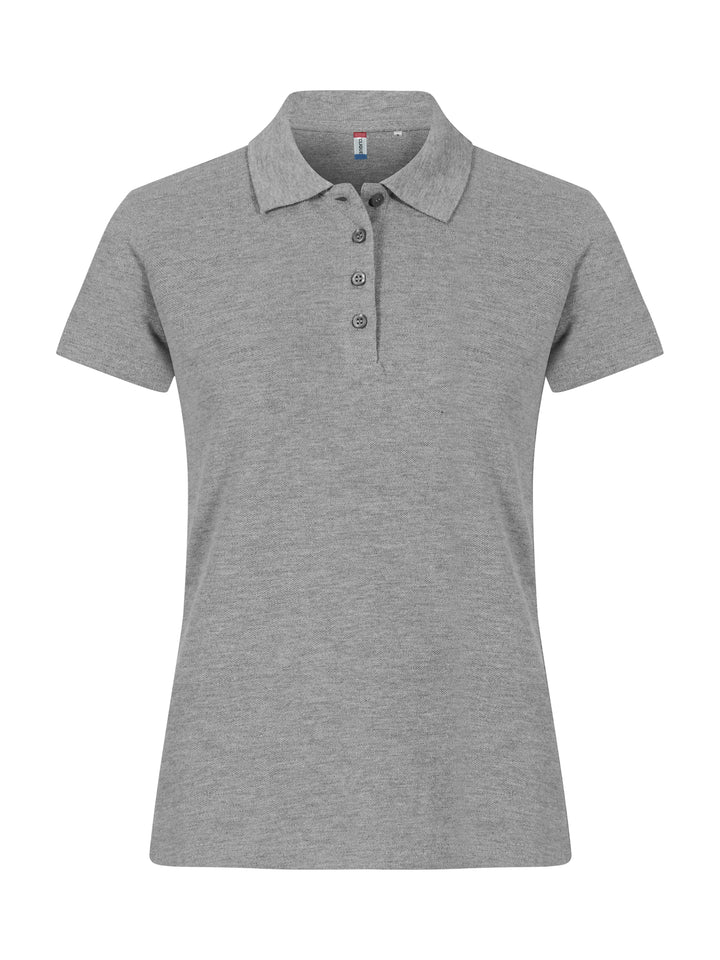 Piqué Clique Basic Polo Dame – uten trykk – Gråmelert