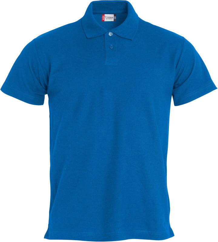 Pologenser Clique Basic Polo S/S Junior – uten trykk – Kongeblå