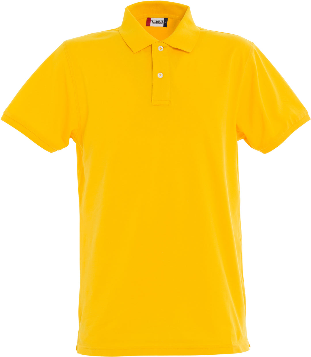 Piqué Clique Stretch Premium Polo Herre – uten trykk – Sitrongul