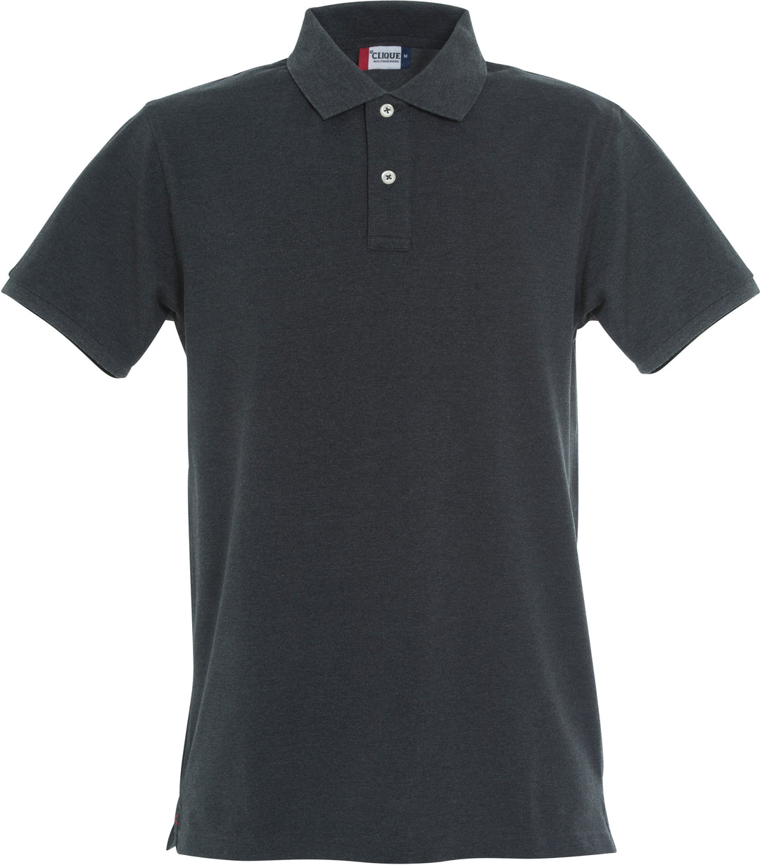Piqué Clique Stretch Premium Polo Herre – uten trykk – Antrasittmelert