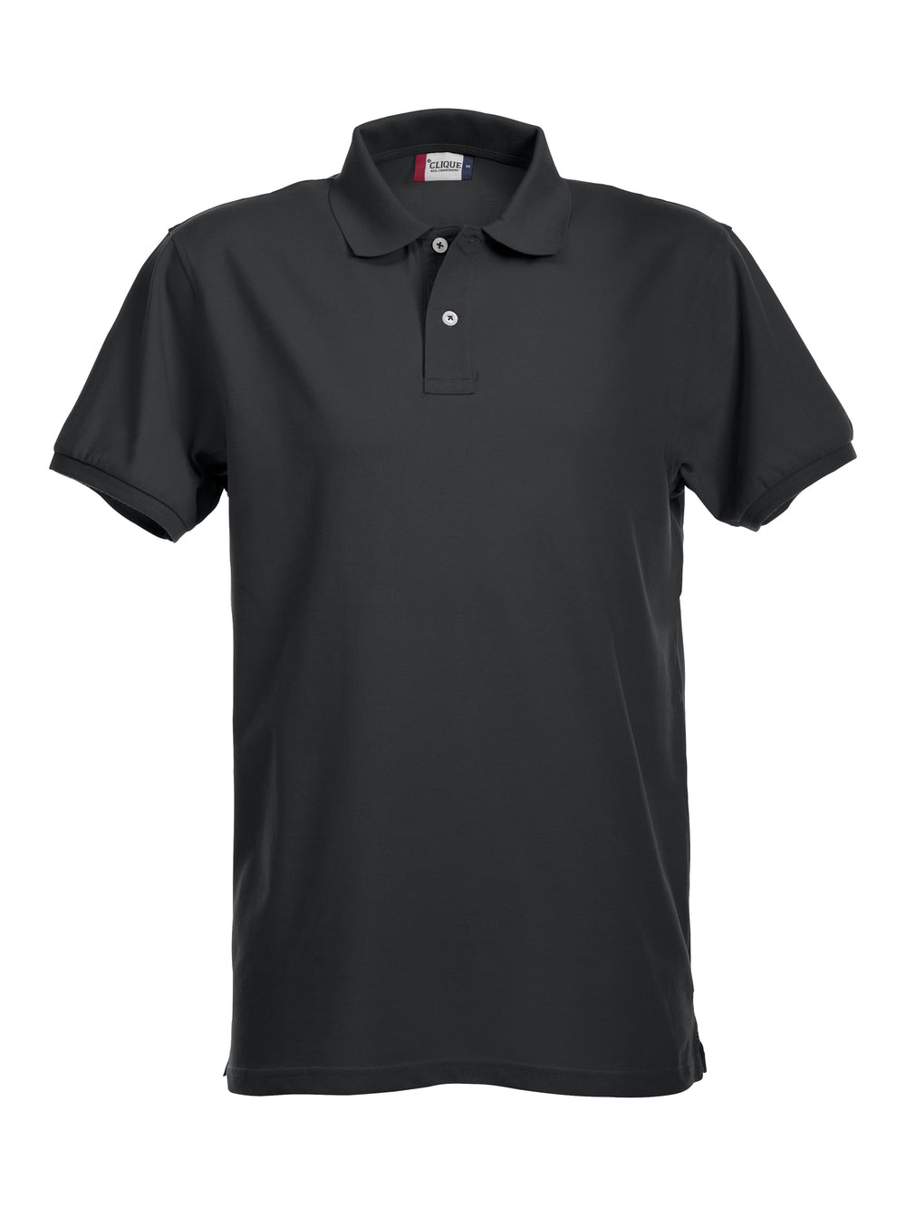 Piqué Clique Stretch Premium Polo Herre – uten trykk – Sort