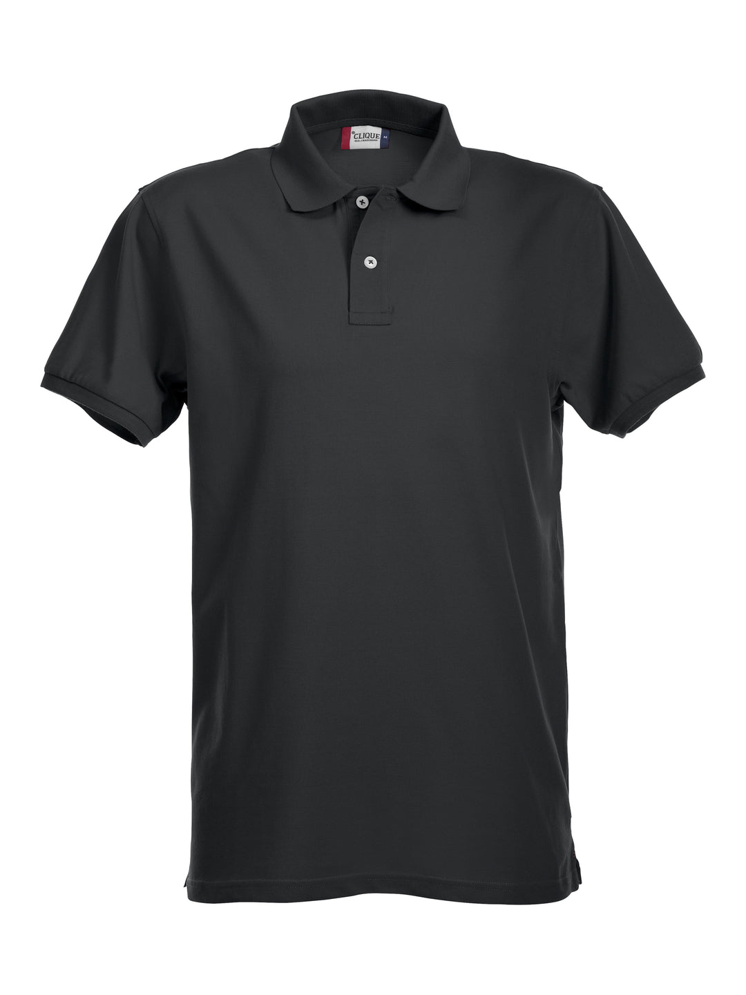 Piqué Clique Stretch Premium Polo Herre – uten trykk – Sort