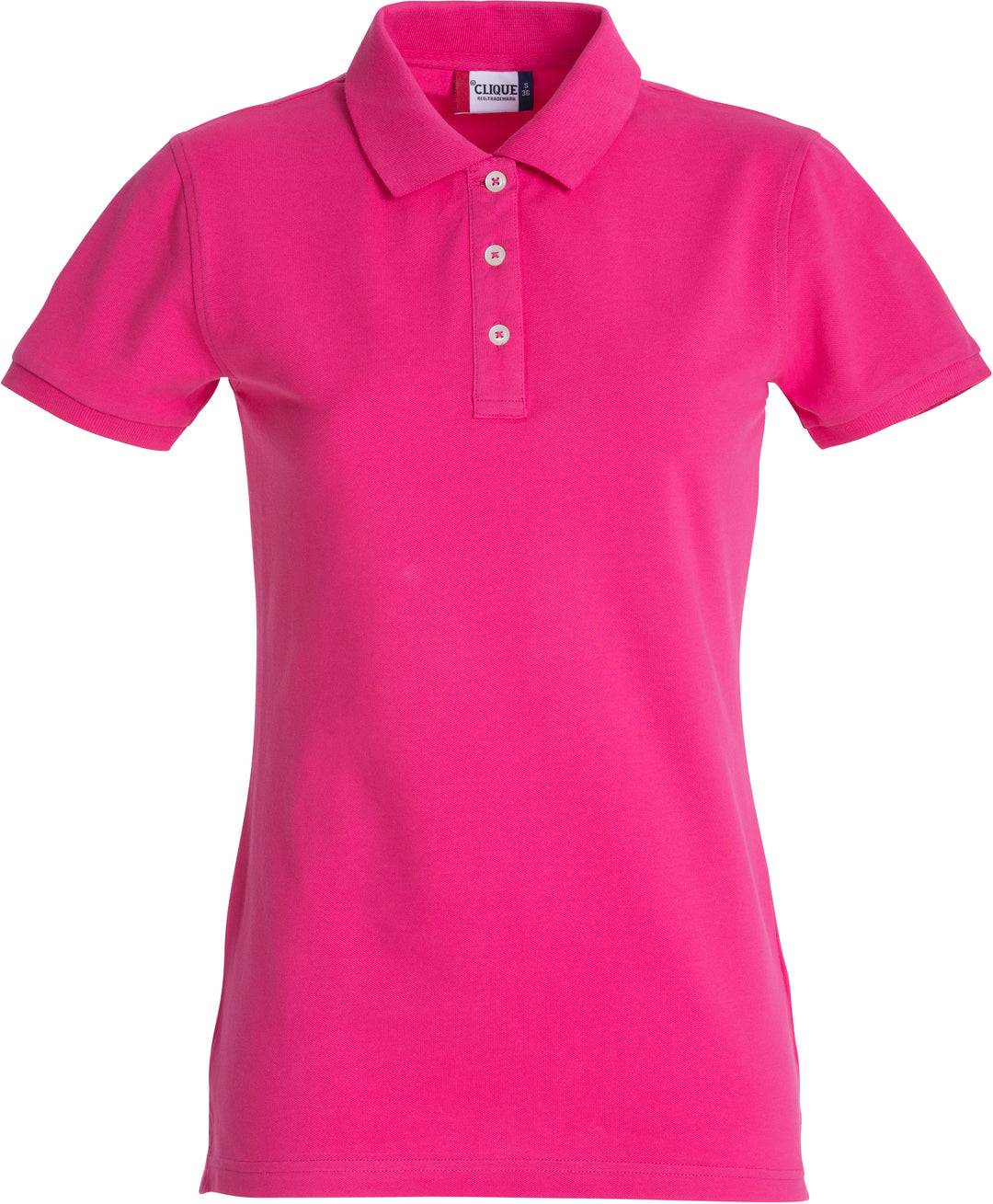 Piqué Clique Stretch Premium Polo Dame – uten trykk – Cerise
