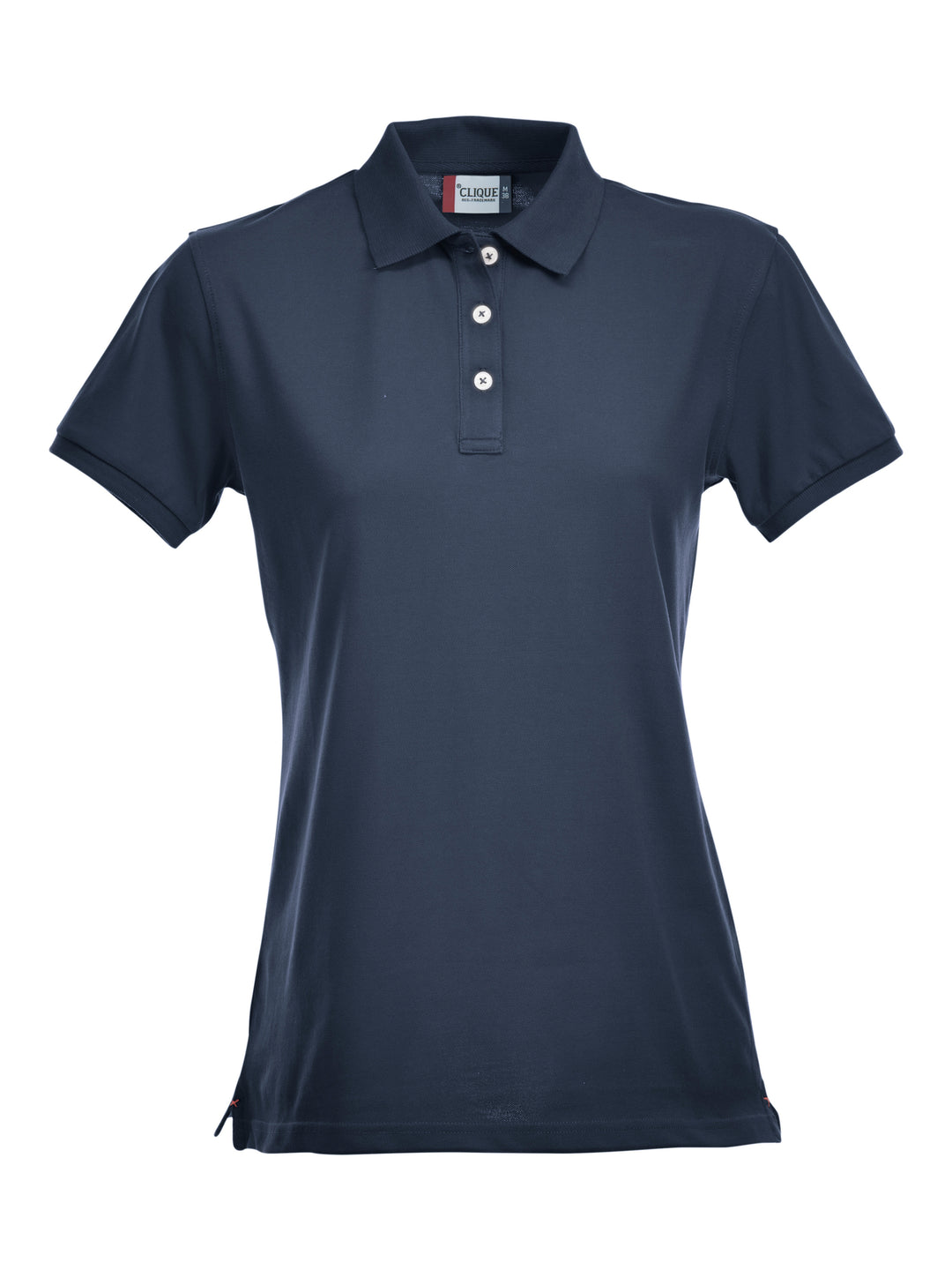 Piqué Clique Stretch Premium Polo Dame – uten trykk – Marineblå