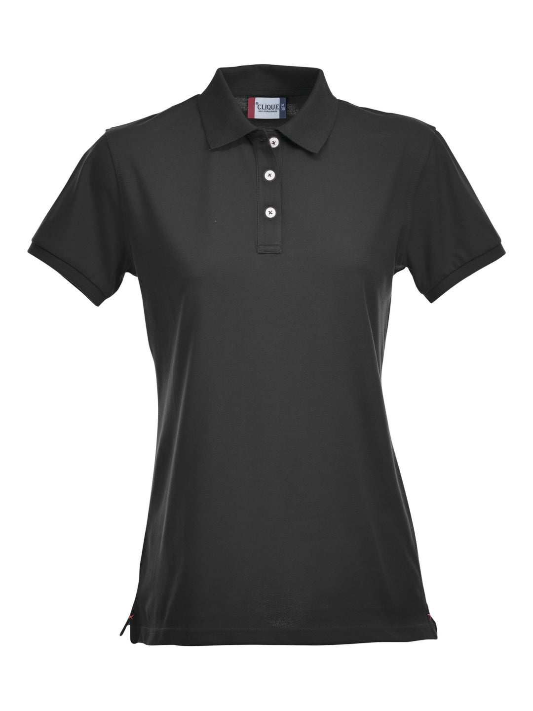 Piqué Clique Stretch Premium Polo Dame – uten trykk – Sort