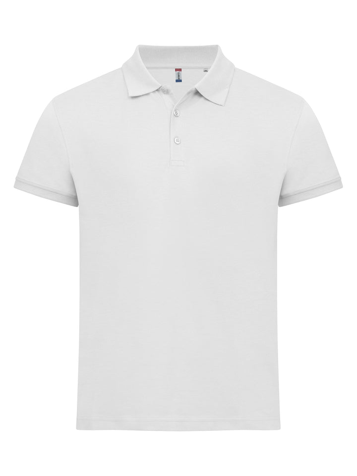 Piqué Clique Classic Lincoln S/S Herre – uten trykk – Hvit