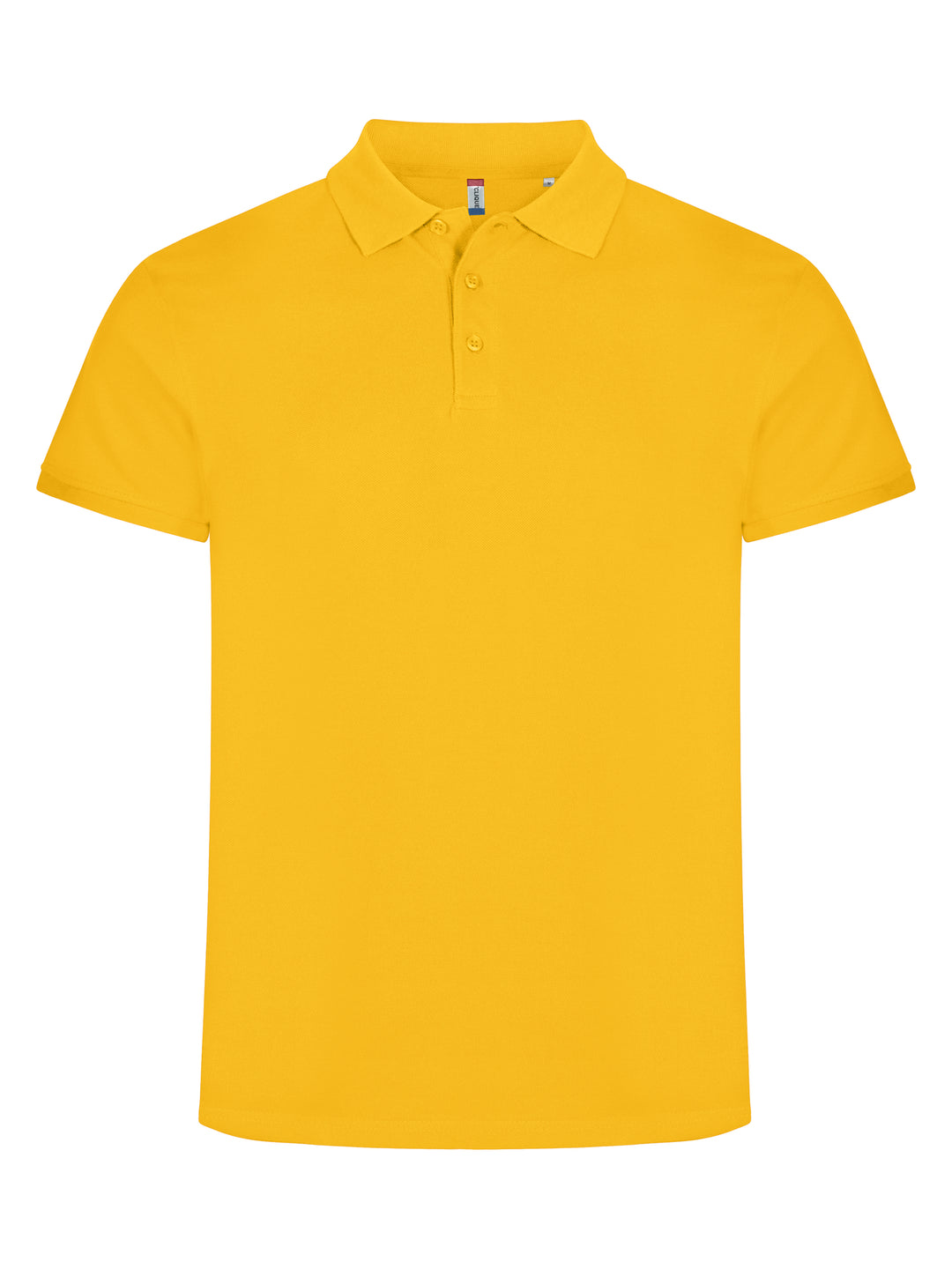 Piqué Clique Classic Lincoln S/S Herre – uten trykk – Sitrongul