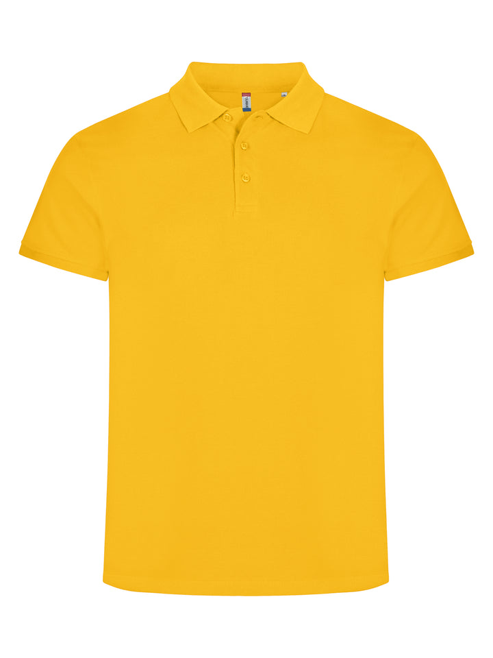 Piqué Clique Classic Lincoln S/S Herre – uten trykk – Sitrongul