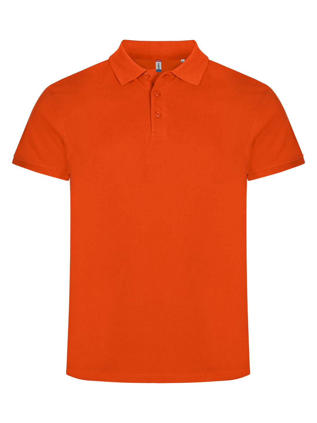 Piqué Clique Classic Lincoln S/S Herre – uten trykk – Blodoransje
