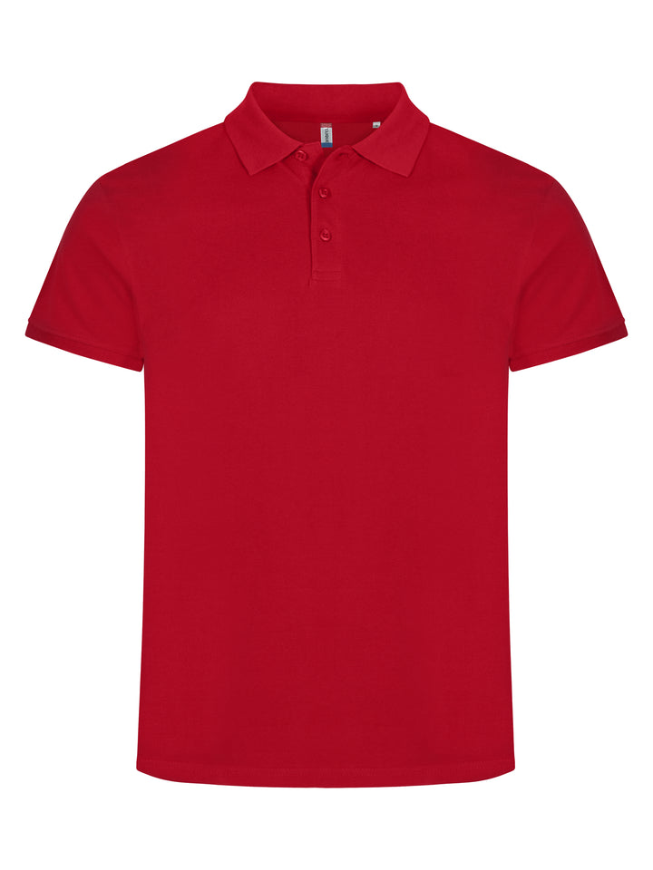 Piqué Clique Classic Lincoln S/S Herre – uten trykk – Rød