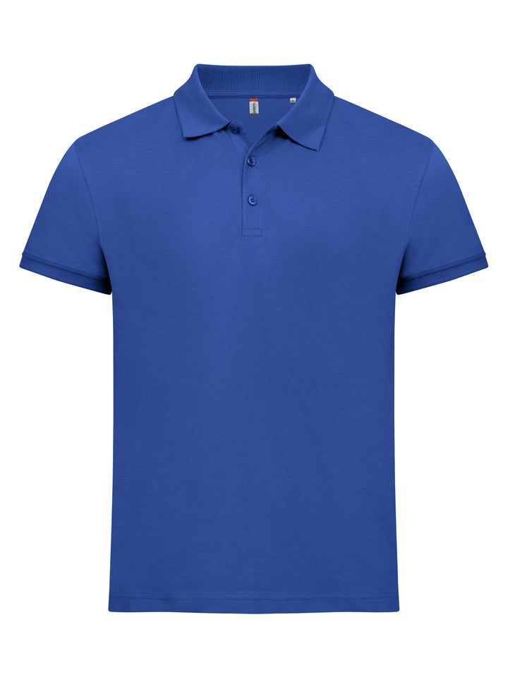 Piqué Clique Classic Lincoln S/S Herre – uten trykk – Kongeblå