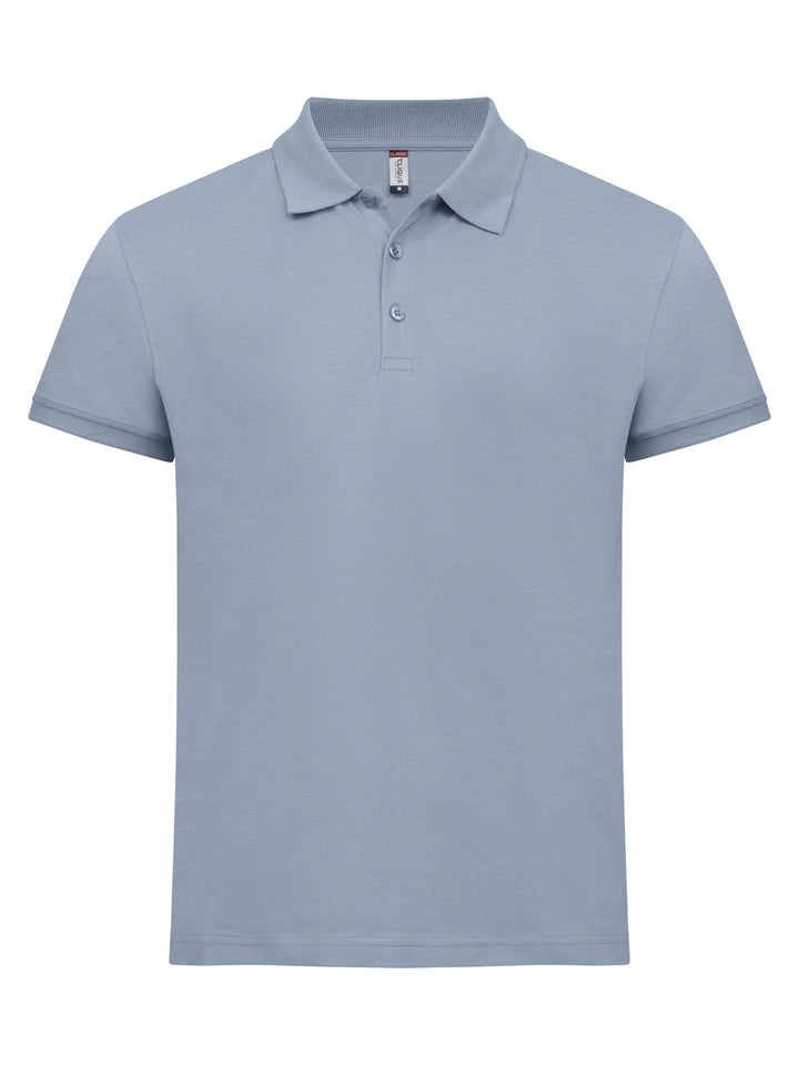 Piqué Clique Classic Lincoln S/S Herre – uten trykk – Lys blå (570)