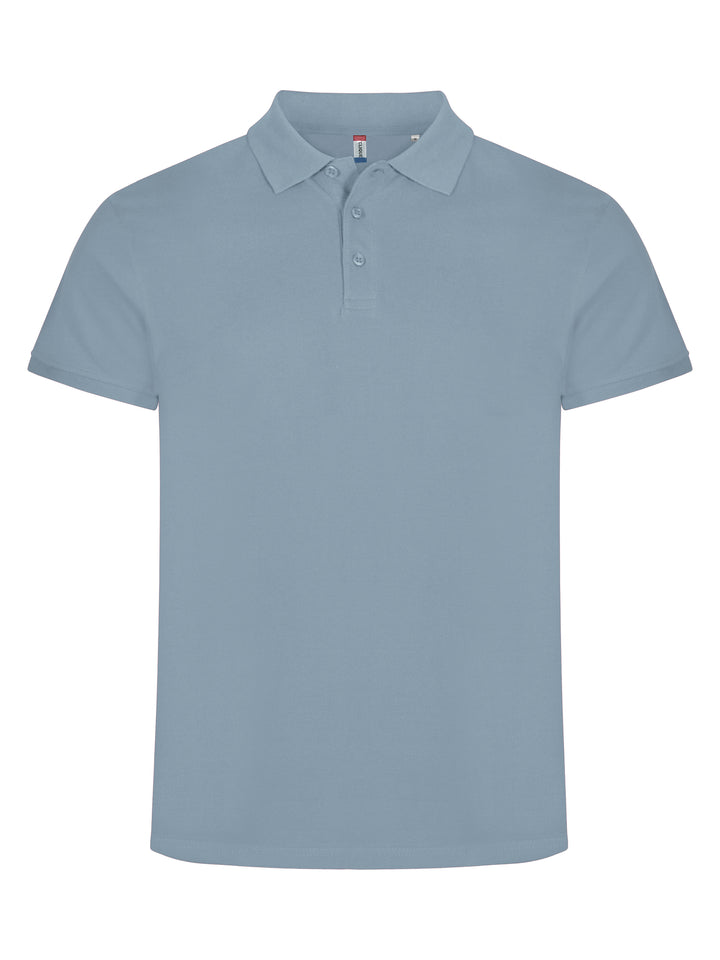 Piqué Clique Classic Lincoln S/S Herre – uten trykk – Lys blå (57)