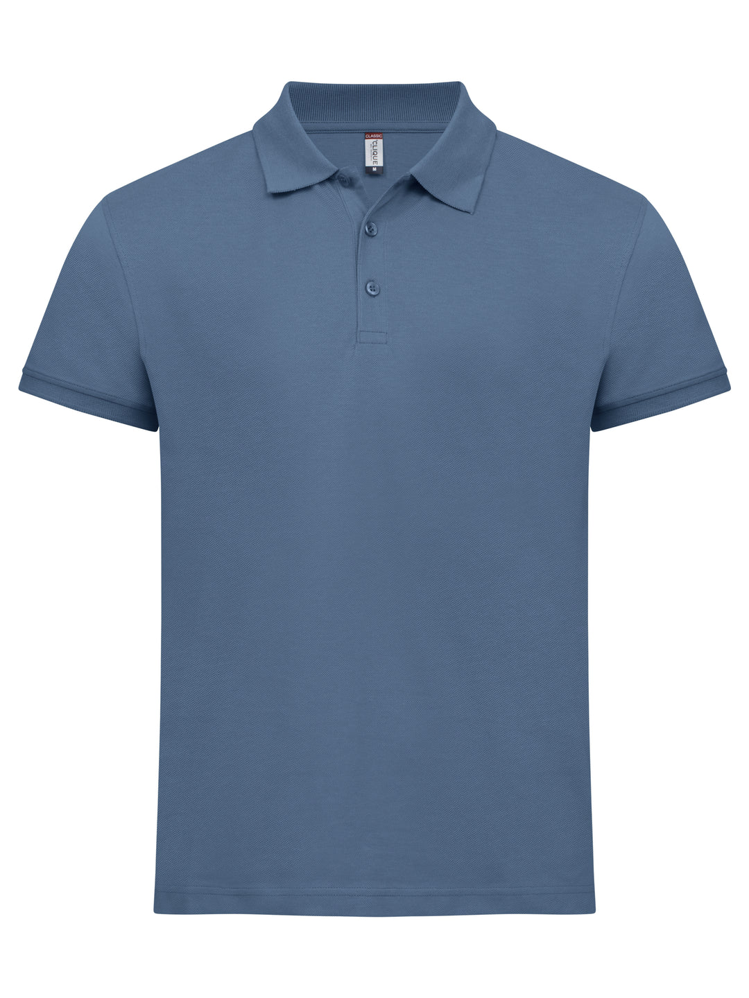 Piqué Clique Classic Lincoln S/S Herre – uten trykk – Stålblå
