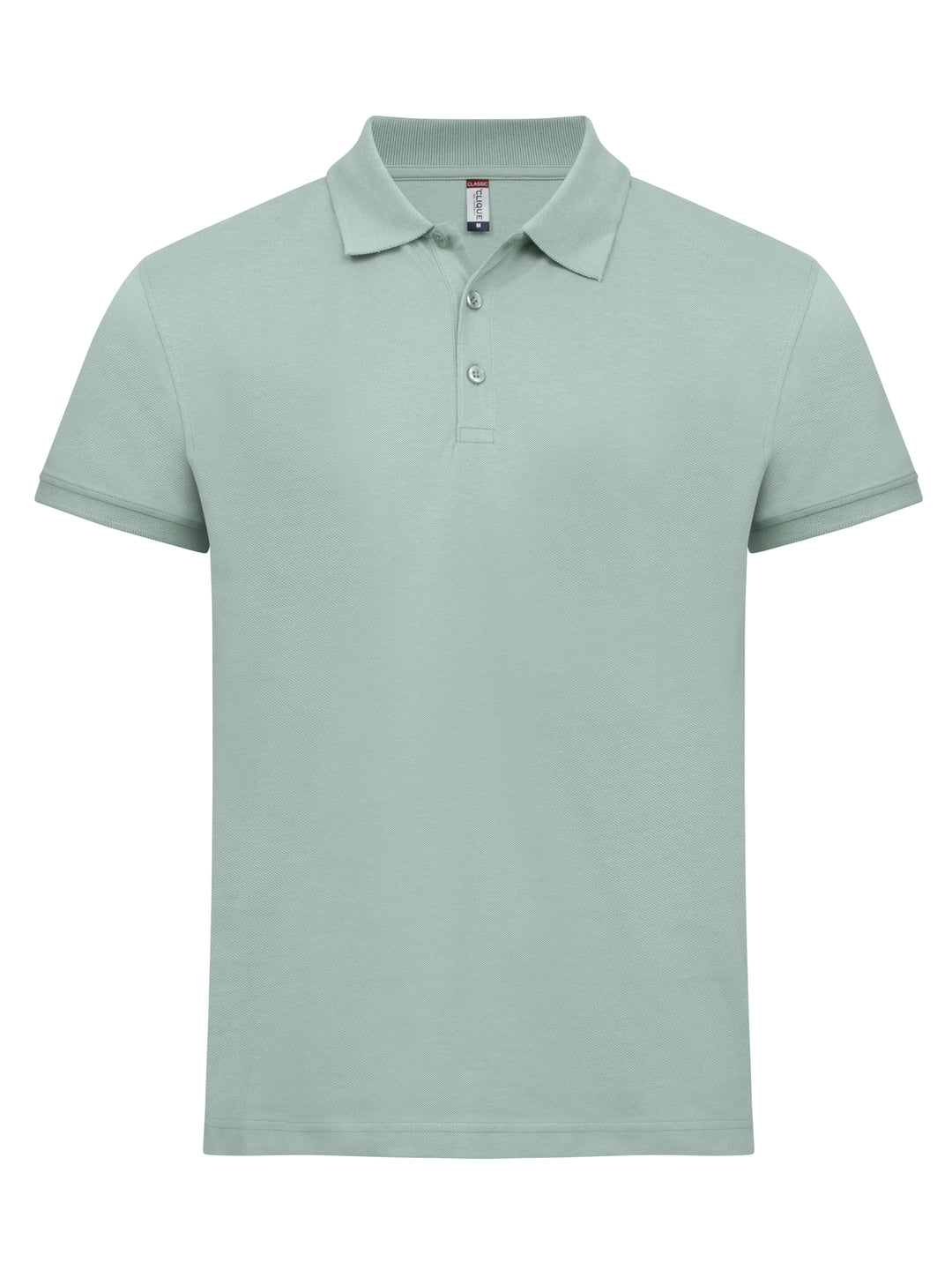 Piqué Clique Classic Lincoln S/S Herre – uten trykk – Salviegrønn
