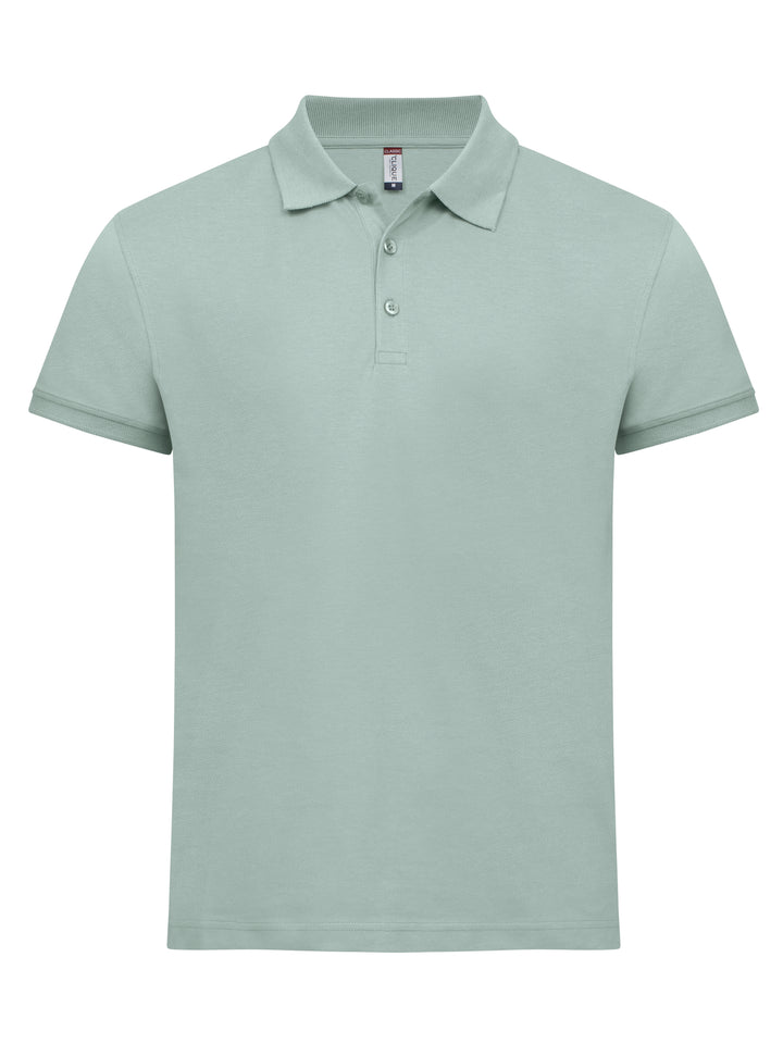 Piqué Clique Classic Lincoln S/S Herre – uten trykk – Salviegrønn