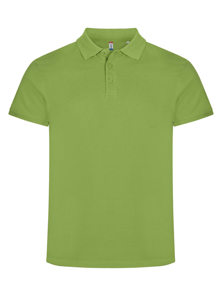 Piqué Clique Classic Lincoln S/S Herre – uten trykk – Lys grønn