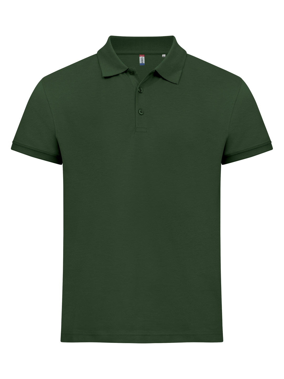 Piqué Clique Classic Lincoln S/S Herre – uten trykk – Flaskegrønn