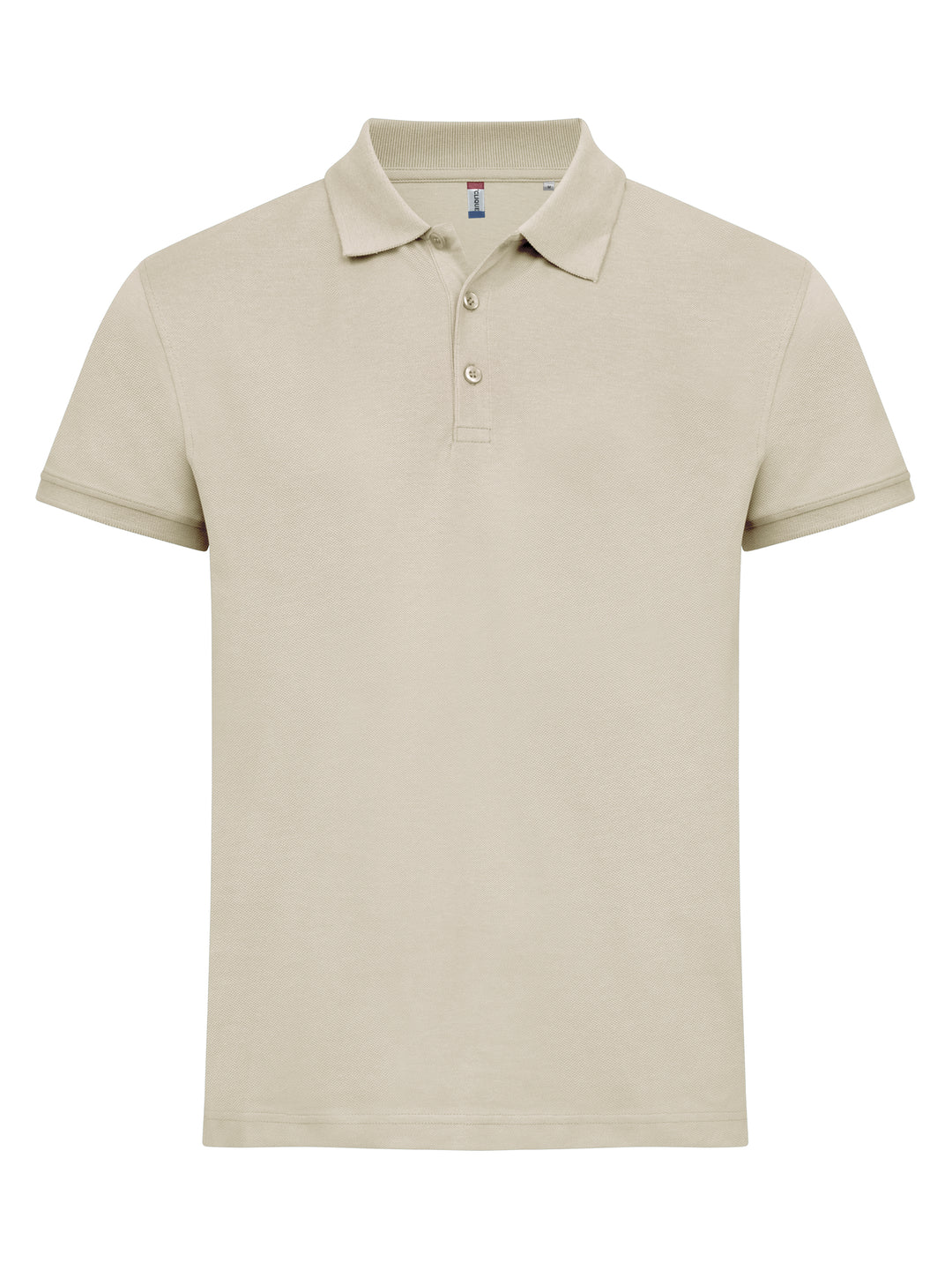 Piqué Clique Classic Lincoln S/S Herre – uten trykk – Lys khaki