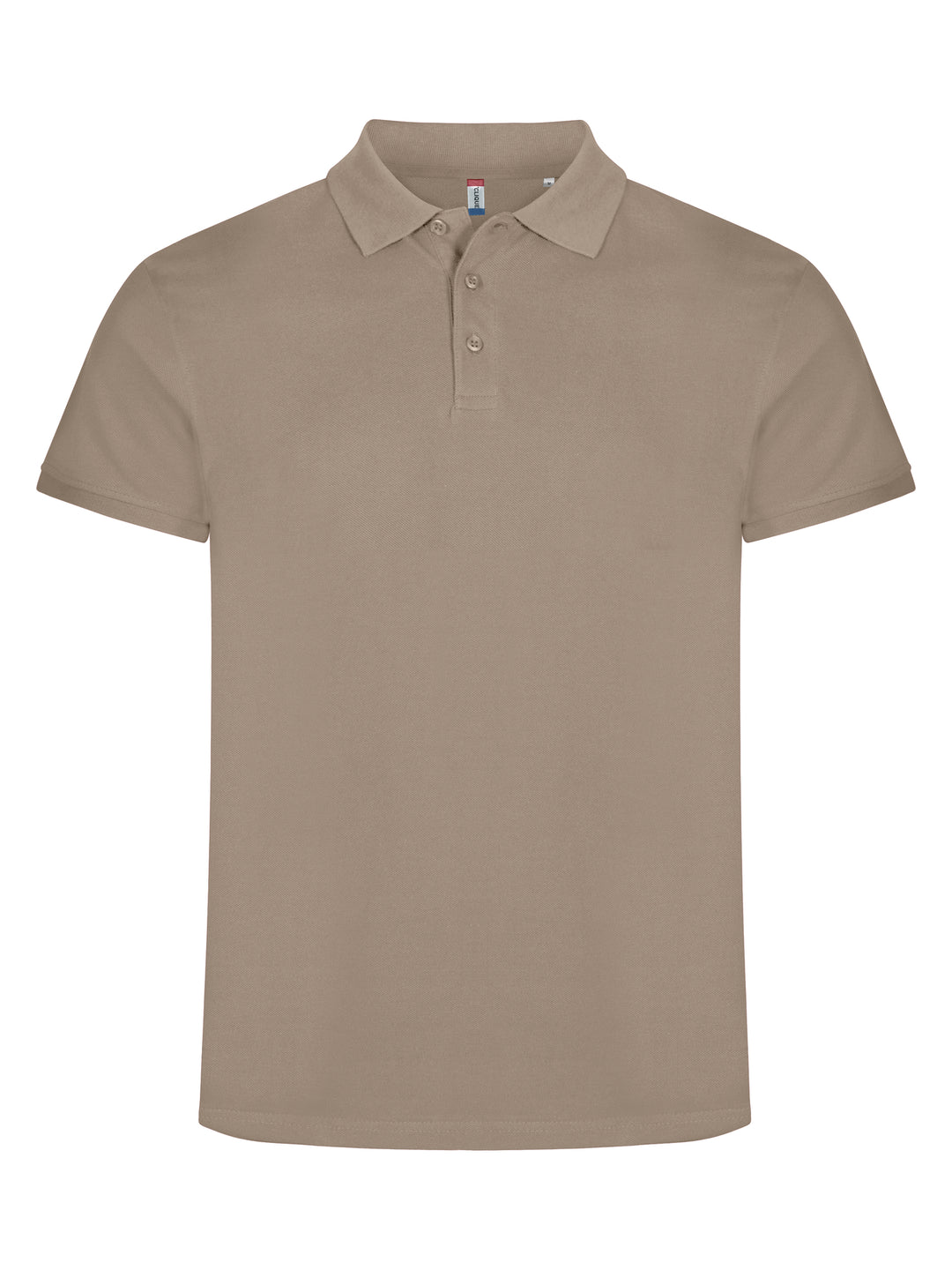 Piqué Clique Classic Lincoln S/S Herre – uten trykk – Caffè latte