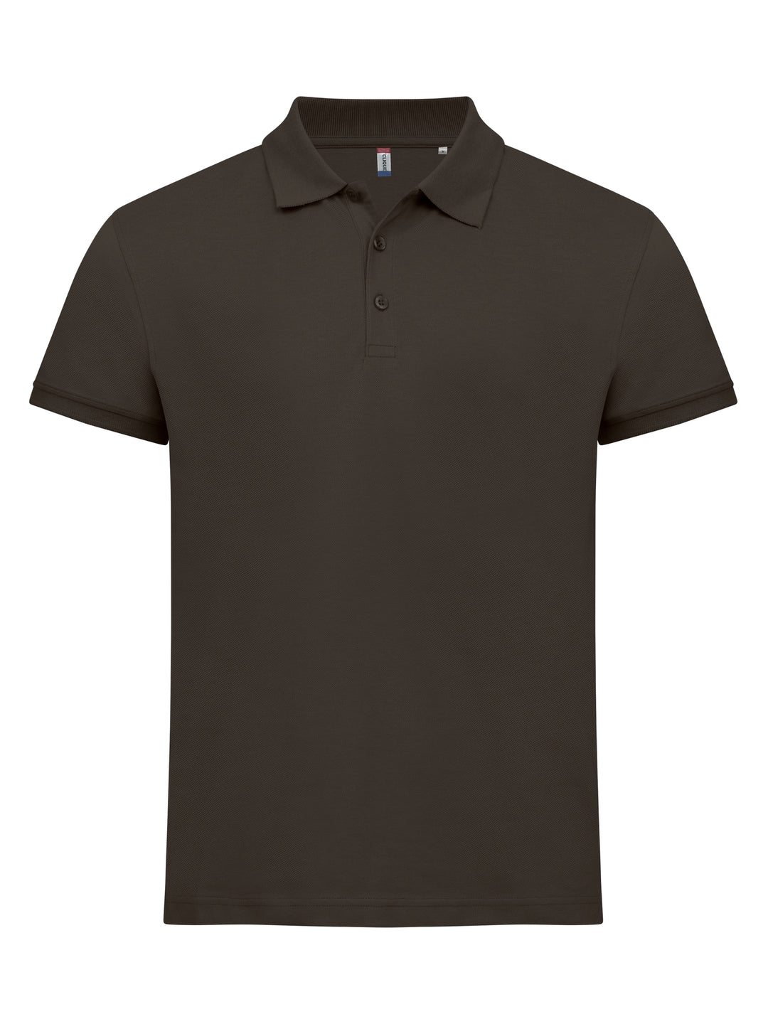 Piqué Clique Classic Lincoln S/S Herre – uten trykk – Mørk mokka