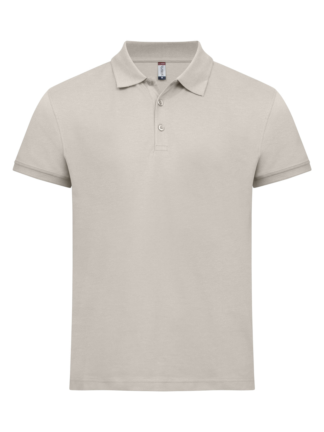 Piqué Clique Classic Lincoln S/S Herre – uten trykk – Steingrå