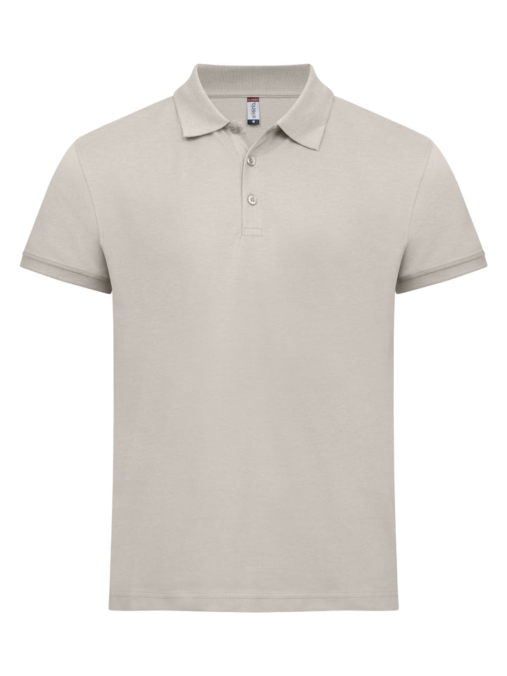 Piqué Clique Classic Lincoln S/S Herre – uten trykk – Steingrå