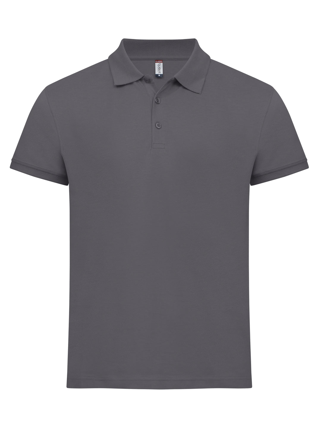 Piqué Clique Classic Lincoln S/S Herre – uten trykk – Metallgrå