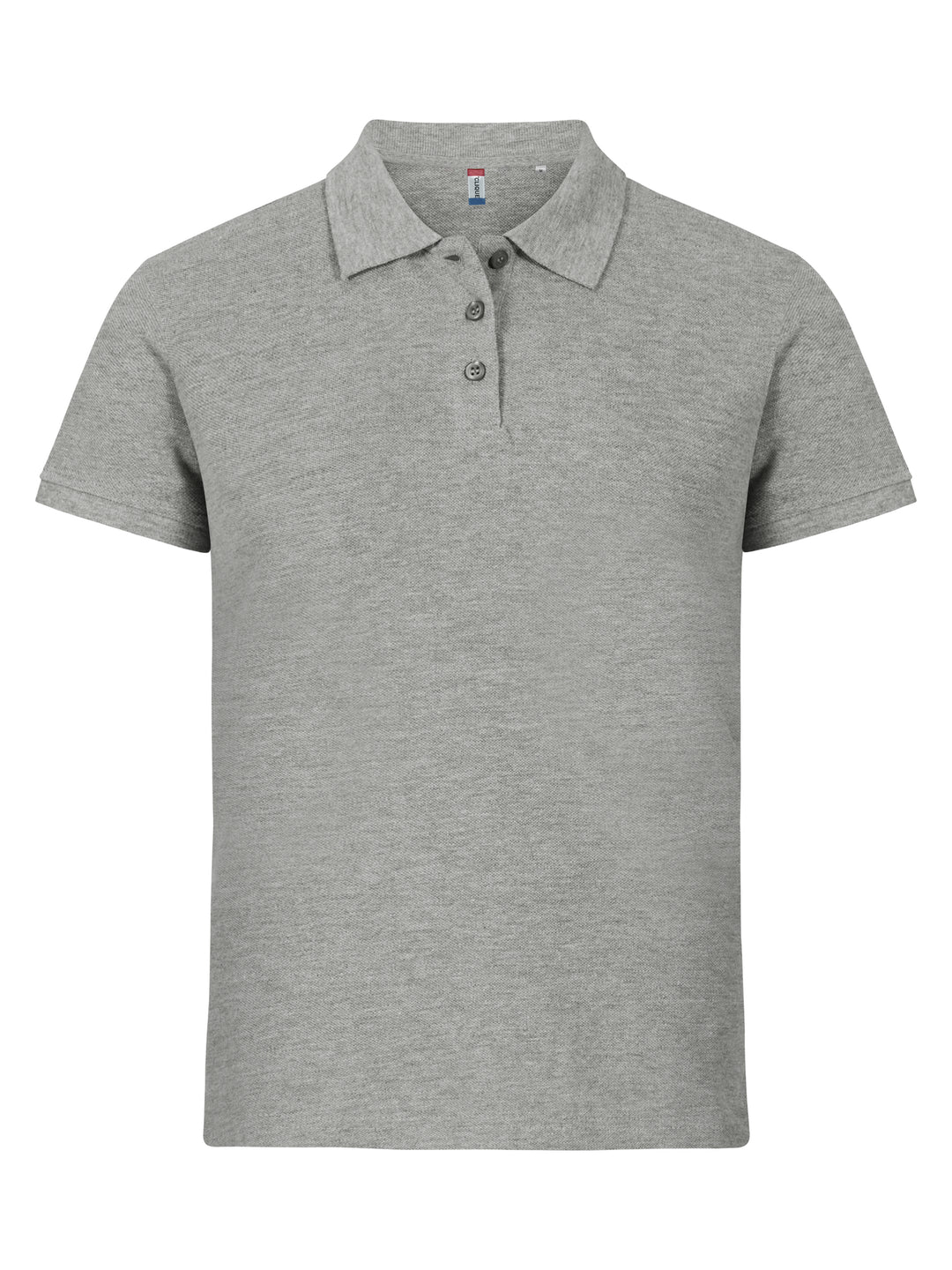 Piqué Clique Classic Lincoln S/S Herre – uten trykk – Gråmelert