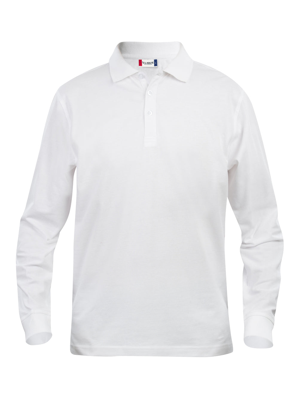 Piqué Clique Classic Lincoln L/S Herre – uten trykk – Hvit