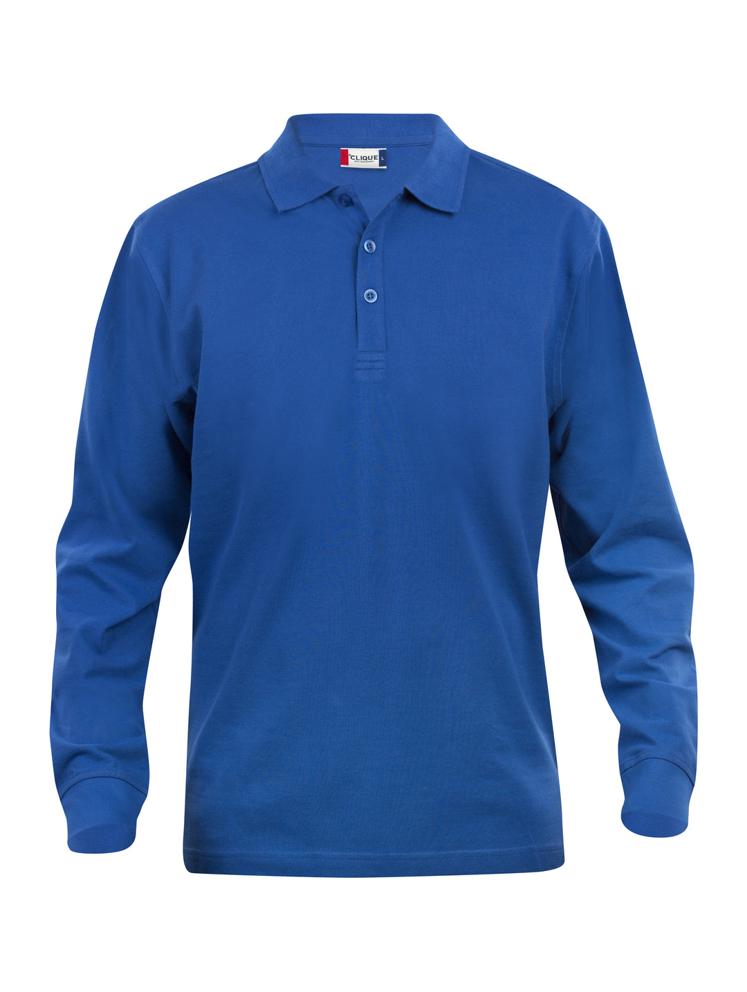 Piqué Clique Classic Lincoln L/S Herre – uten trykk – Kongeblå
