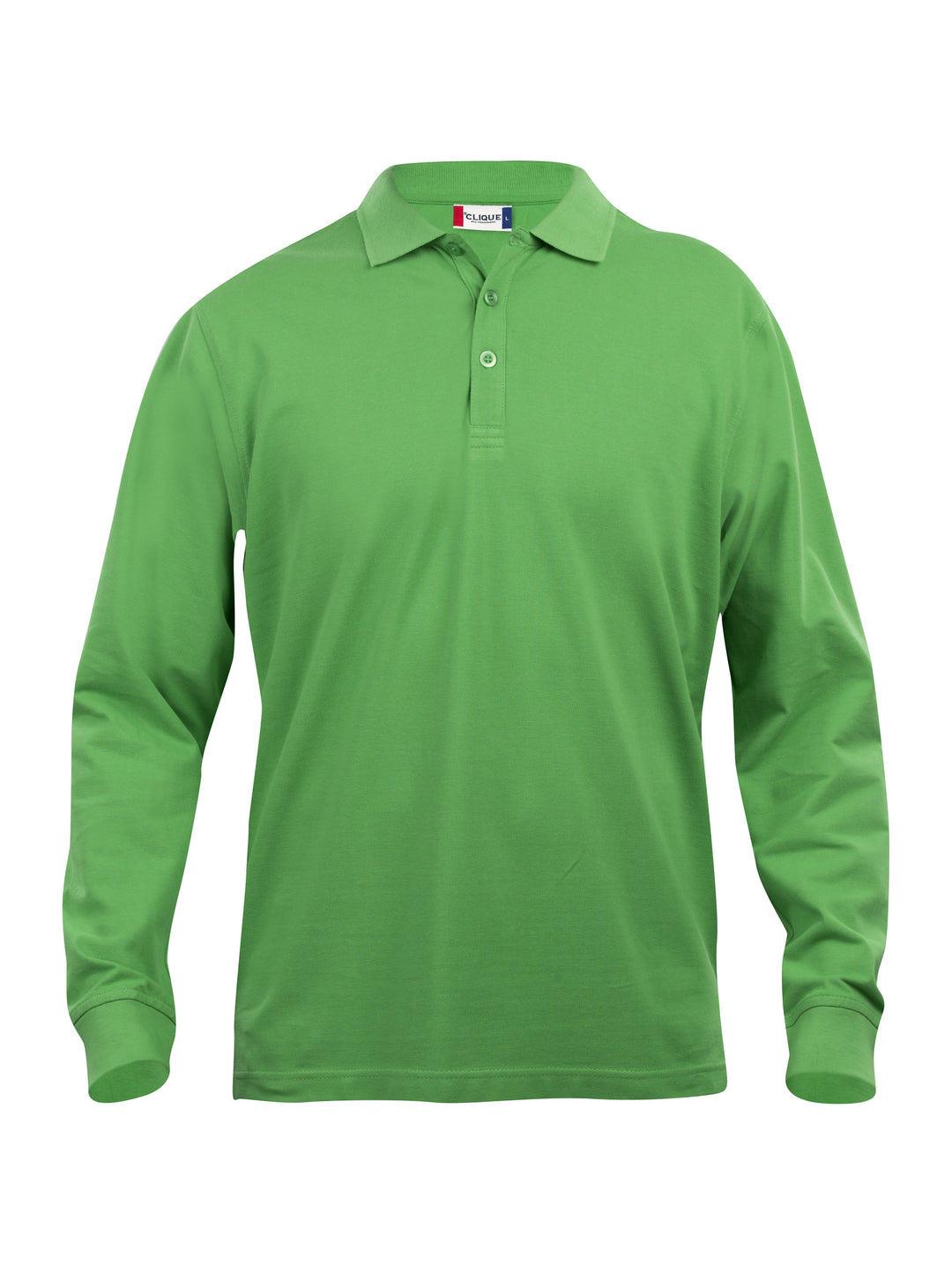 Piqué Clique Classic Lincoln L/S Herre – uten trykk – Eplegrønn