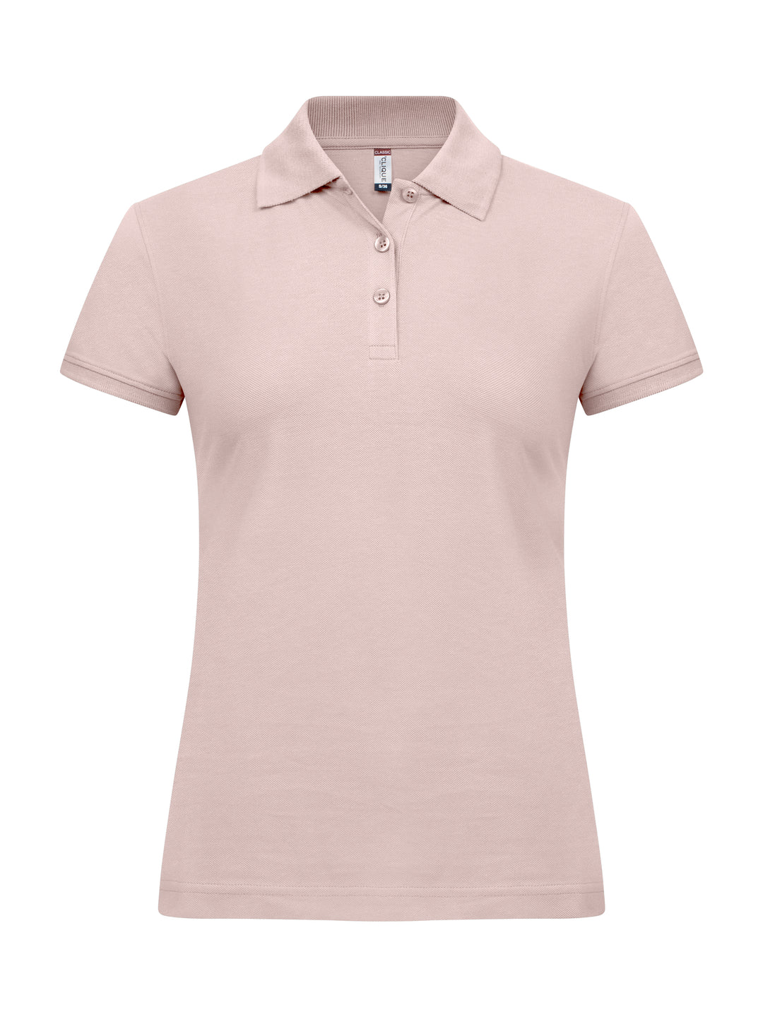 Piqué Clique Classic Marion S/S Dame – uten trykk – Godterirosa