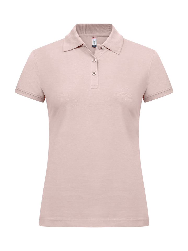 Piqué Clique Classic Marion S/S Dame – uten trykk – Godterirosa