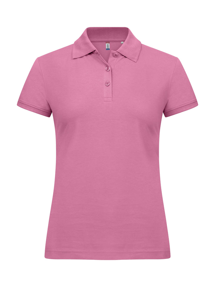 Piqué Clique Classic Marion S/S Dame – uten trykk – Rosa