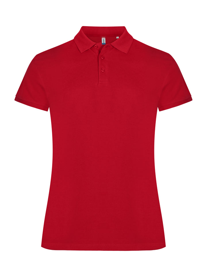 Piqué Clique Classic Marion S/S Dame – uten trykk – Rød