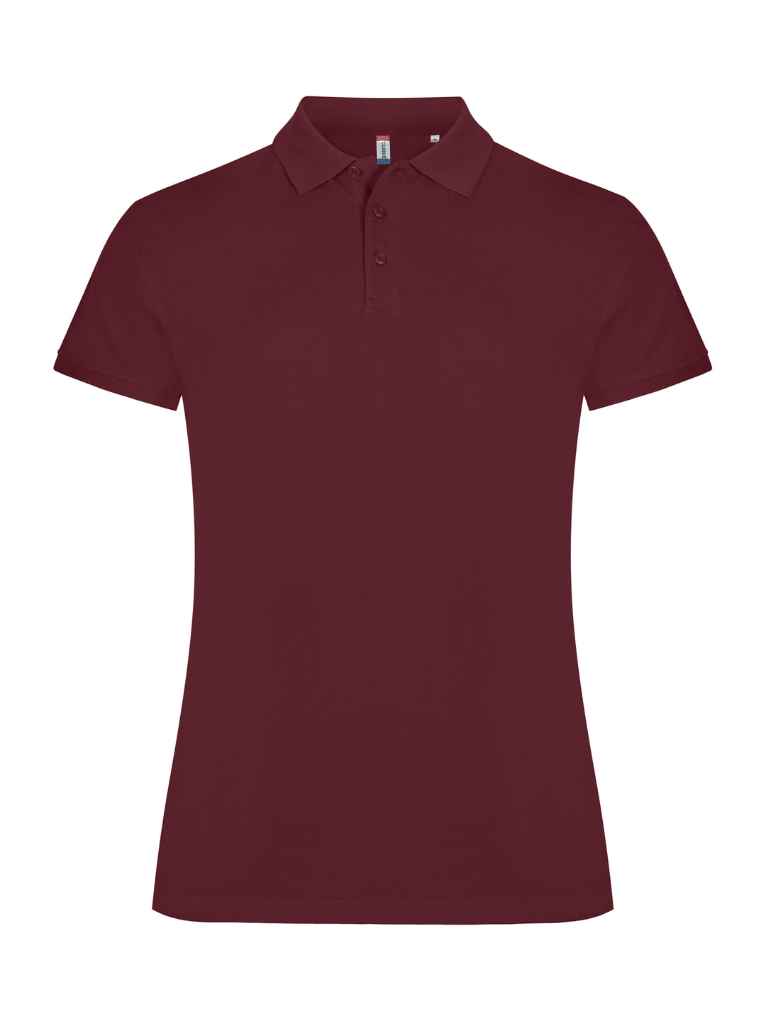 Piqué Clique Classic Marion S/S Dame – uten trykk – Burgunder
