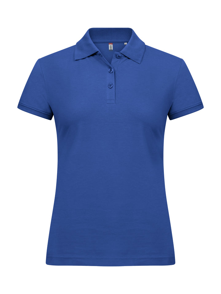 Piqué Clique Classic Marion S/S Dame – uten trykk – Kongeblå