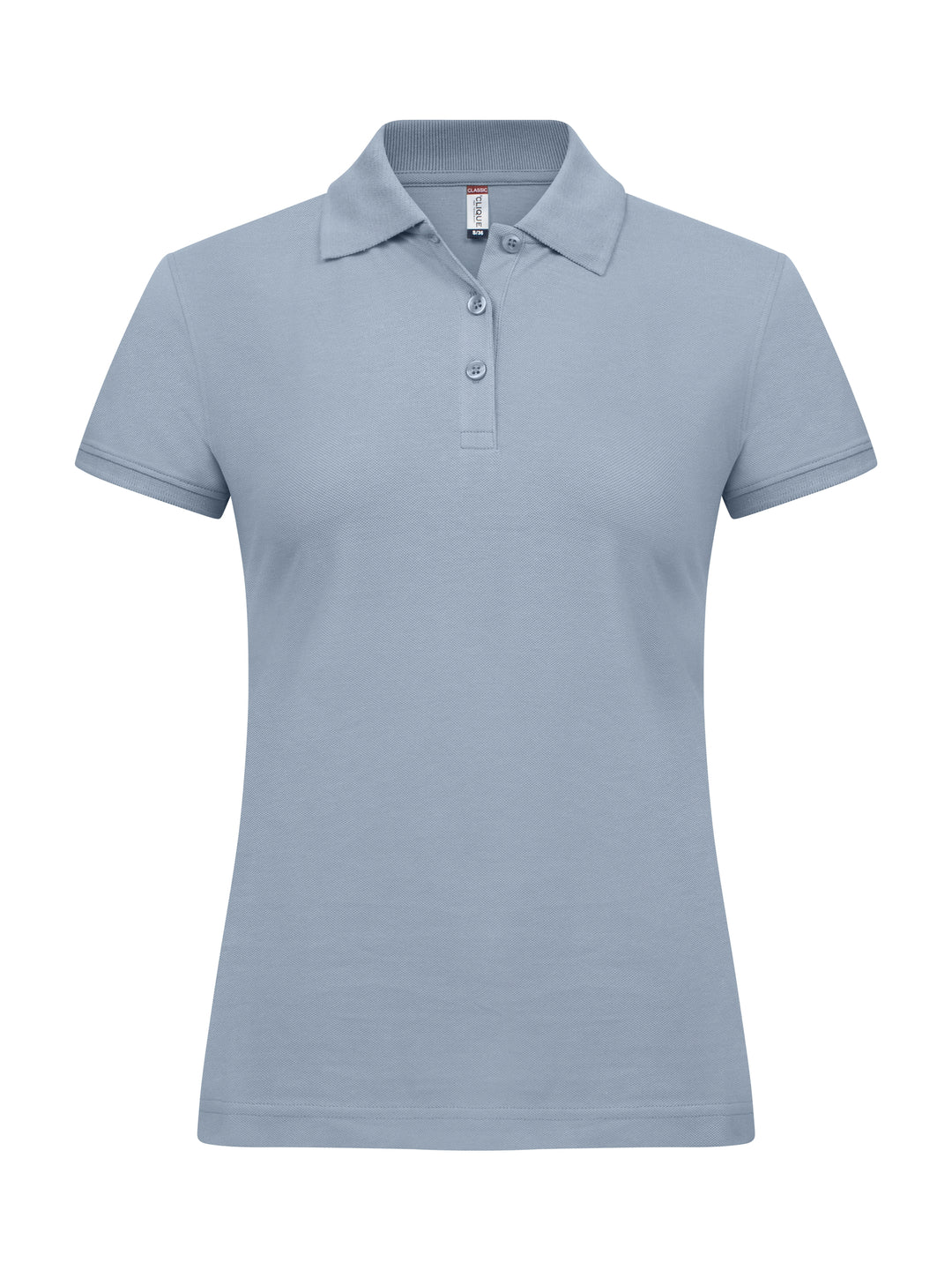 Piqué Clique Classic Marion S/S Dame – uten trykk – Lys blå (570)