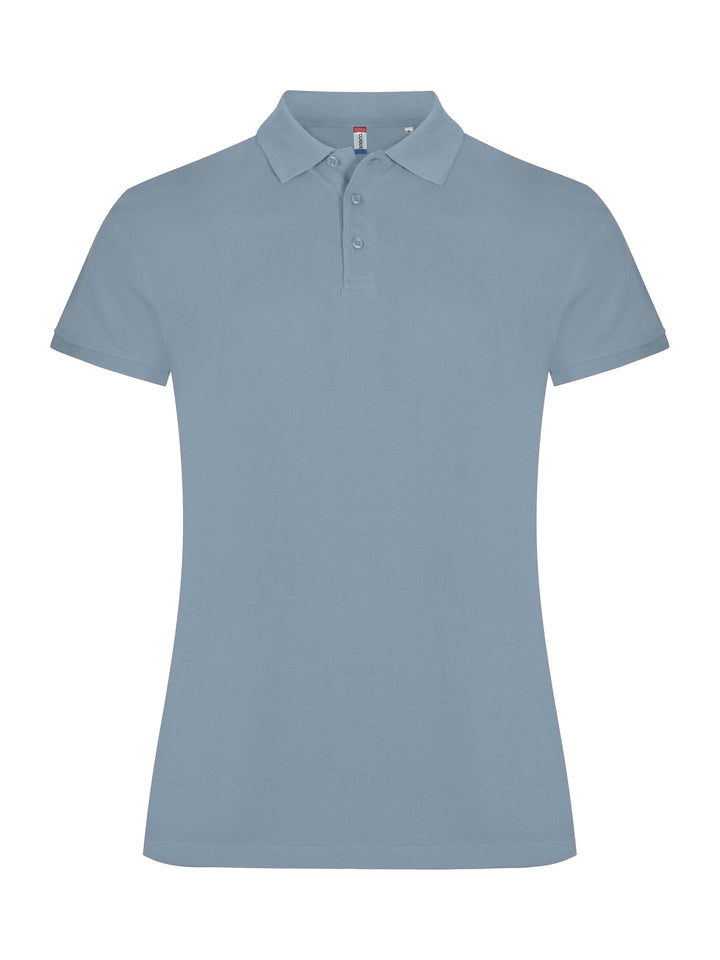 Piqué Clique Classic Marion S/S Dame – uten trykk – Lys blå (57)