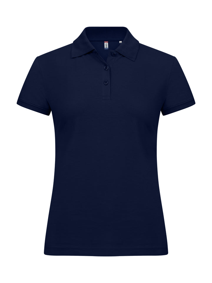 Piqué Clique Classic Marion S/S Dame – uten trykk – Marineblå