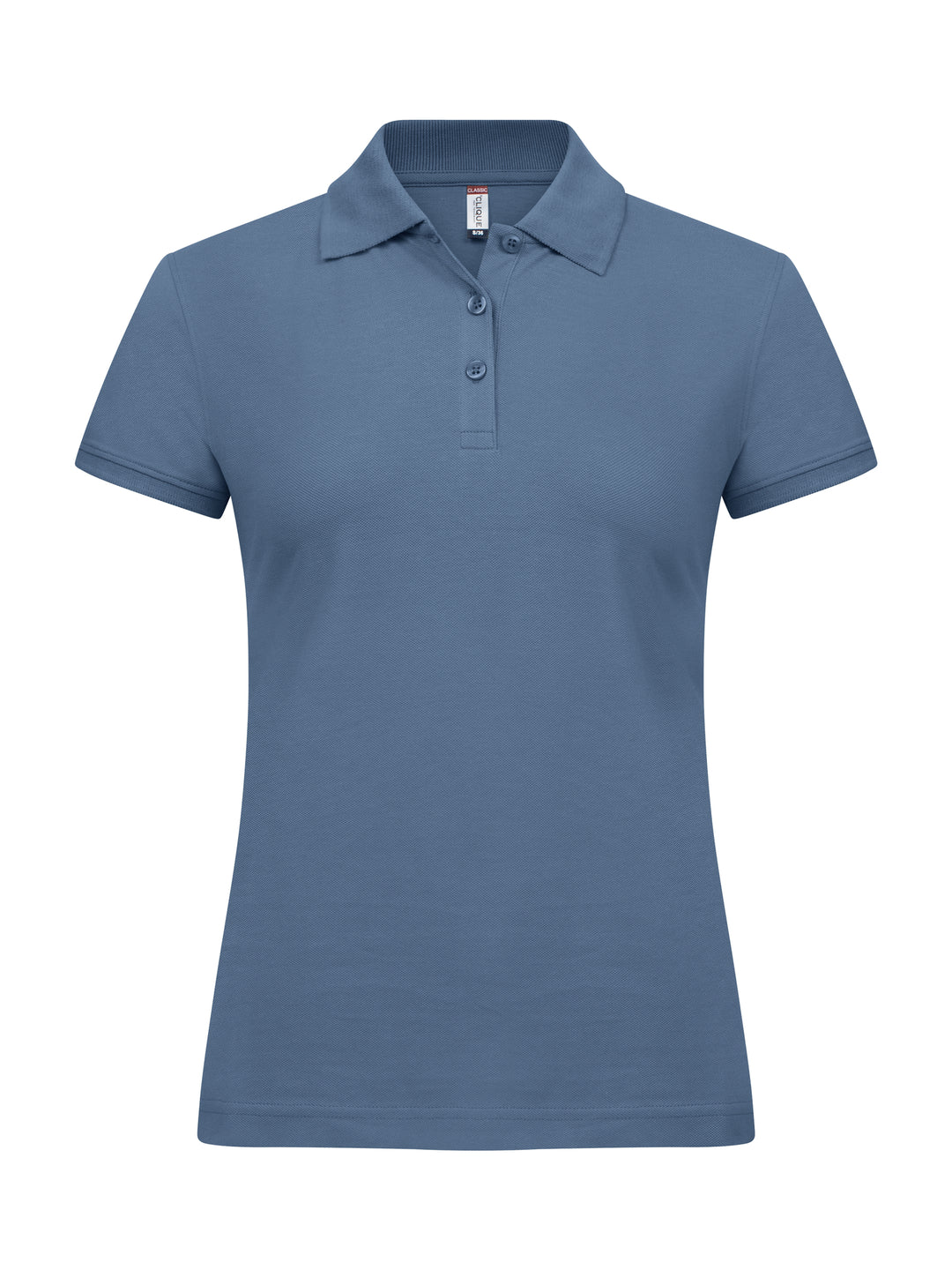 Piqué Clique Classic Marion S/S Dame – uten trykk – Stålblå