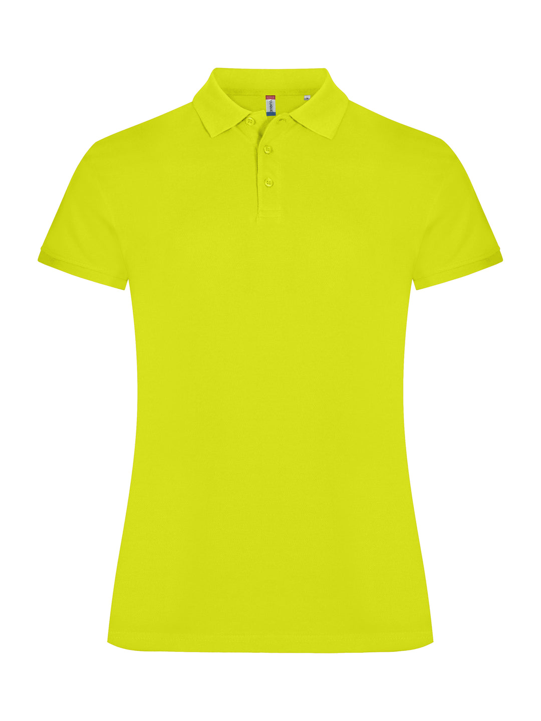 Piqué Clique Classic Marion S/S Dame – uten trykk – Synlighetsgrønn
