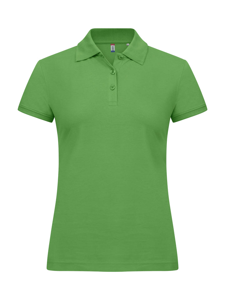 Piqué Clique Classic Marion S/S Dame – uten trykk – Eplegrønn