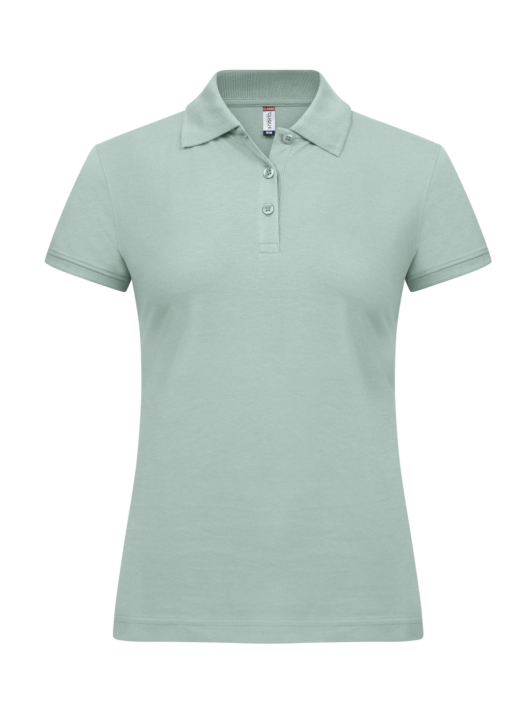 Piqué Clique Classic Marion S/S Dame – uten trykk – Salviegrønn