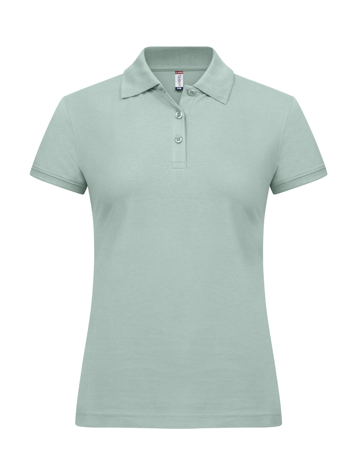 Piqué Clique Classic Marion S/S Dame – uten trykk – Salviegrønn