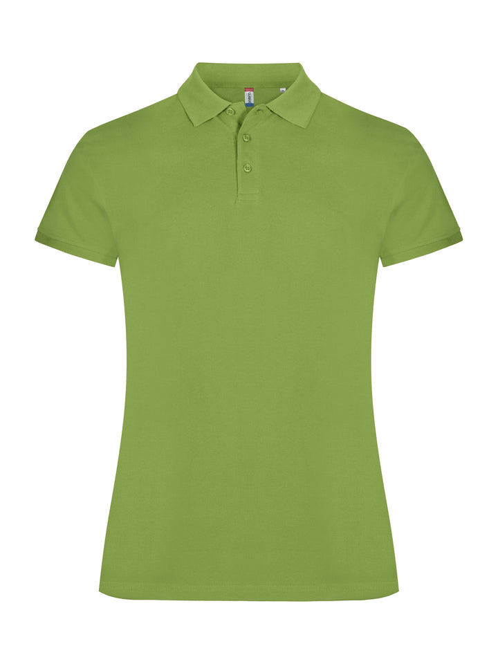 Piqué Clique Classic Marion S/S Dame – uten trykk – Lys grønn