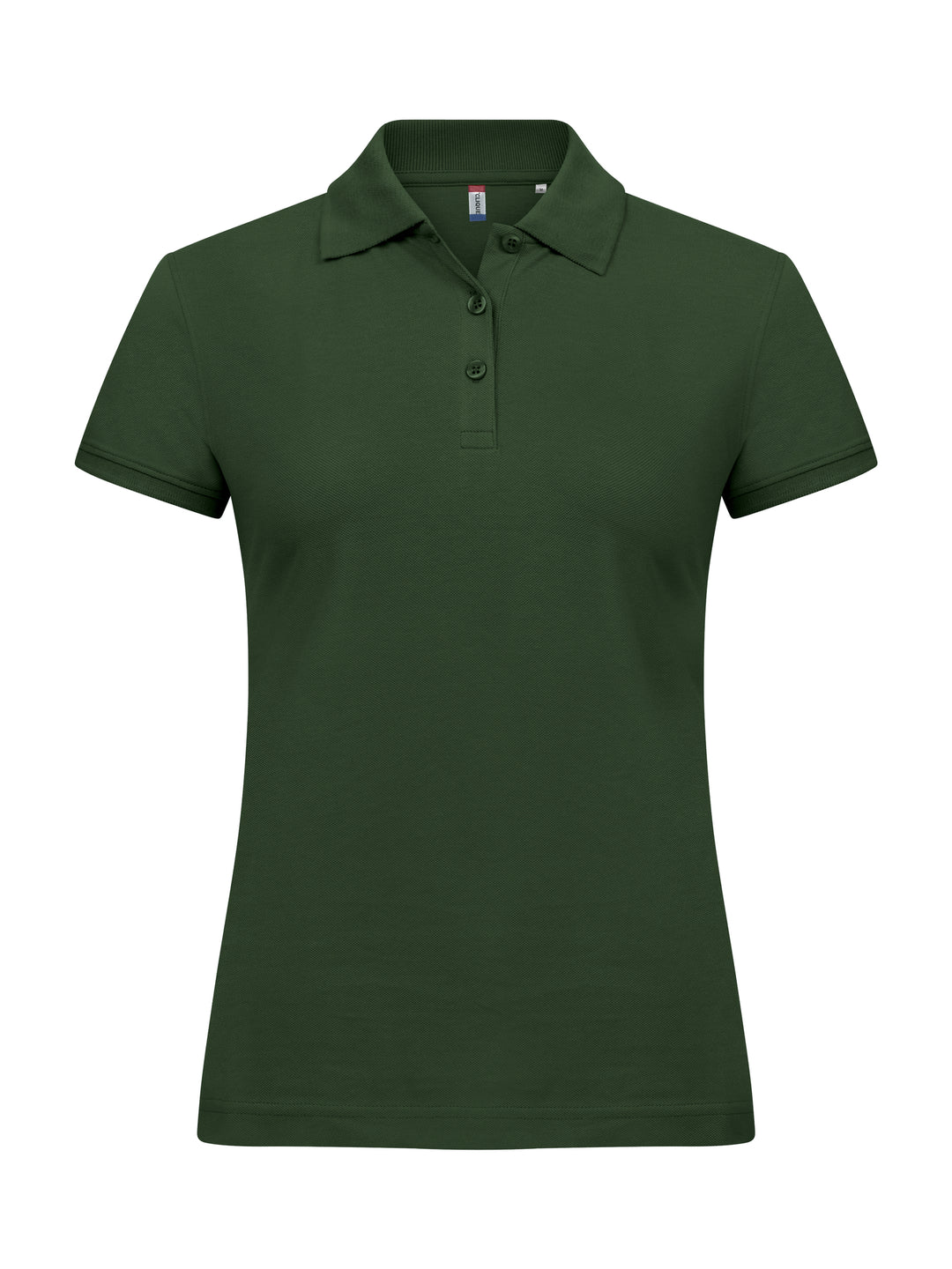 Piqué Clique Classic Marion S/S Dame – uten trykk – Flaskegrønn